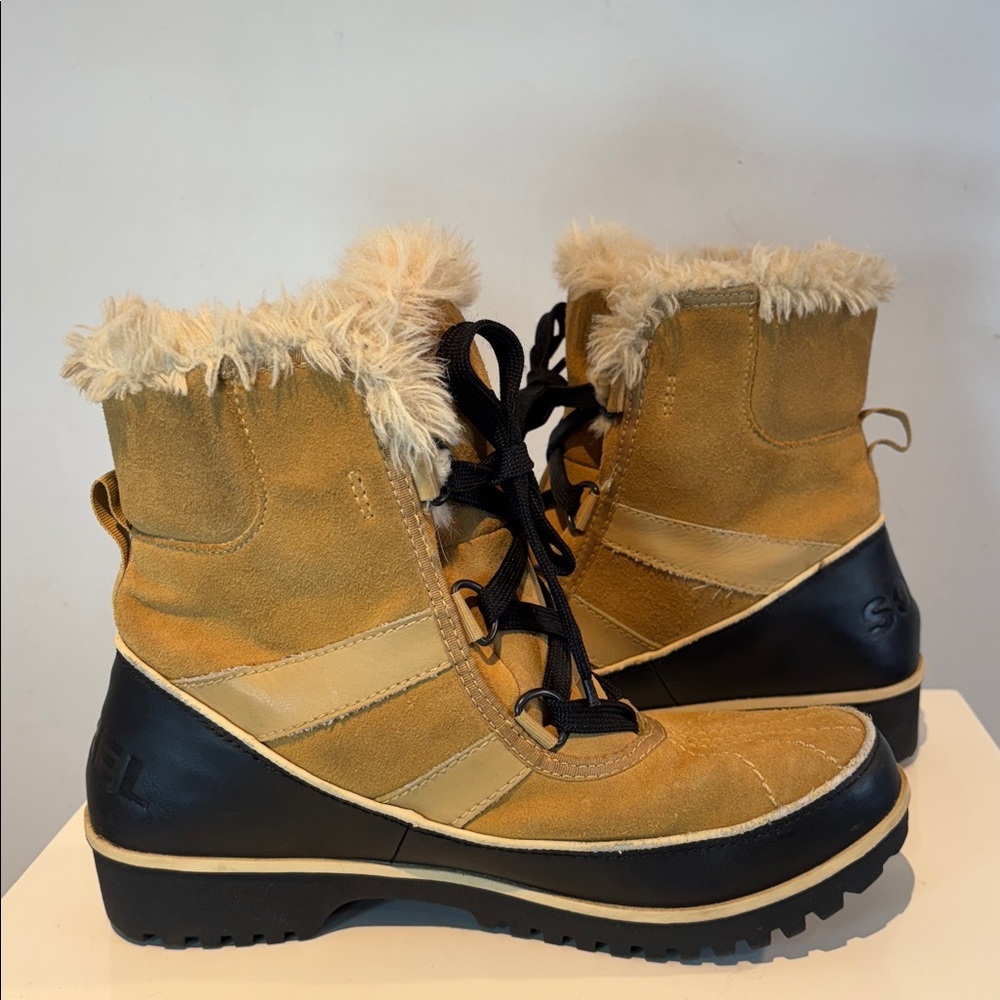 Women’s Sorel Winter Lace up Ankle Boots Tivoli II size 7.5 - Picture 6 of 12